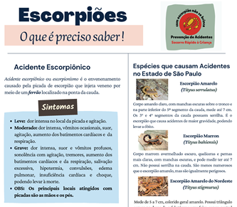 escorpião cartaz